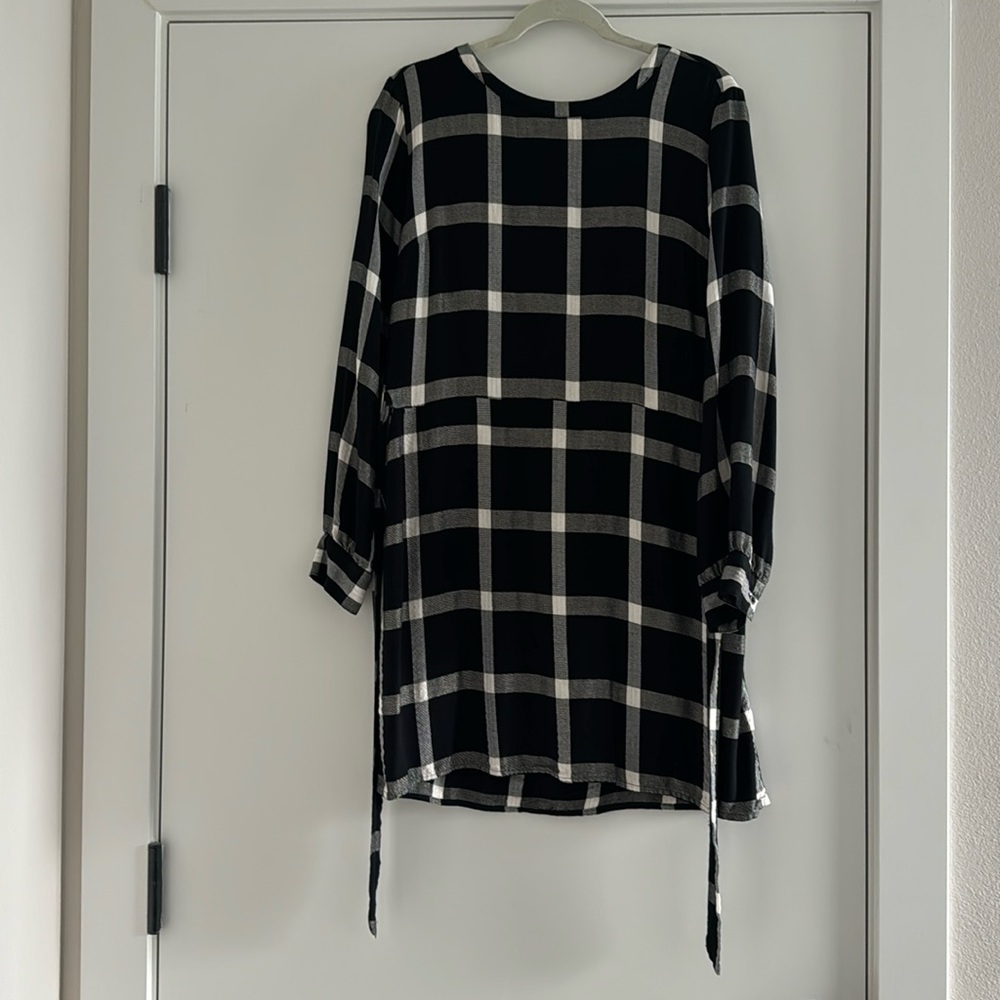 A New Day Plaid Jumper Dress